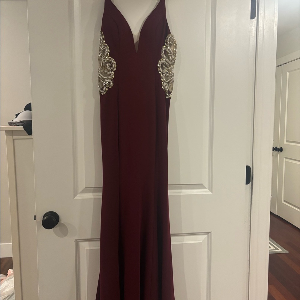 Maroon Dress